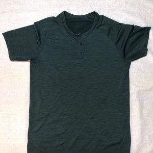 Lululemon Green Henley Tee